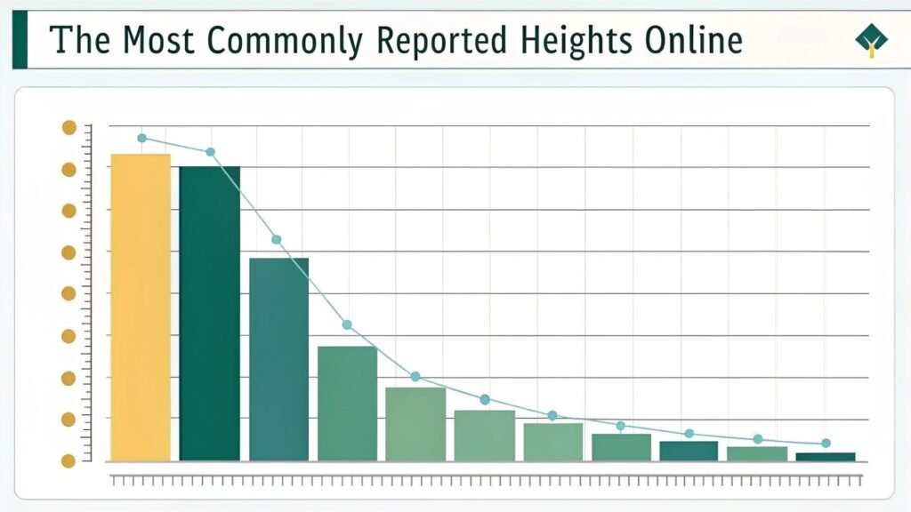 The Most Commonly Reported Heights Online